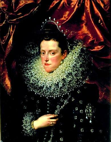 Frans Pourbus Eleonora de' Medici (1567-1611), wife of Vincenzo I Gonzaga and older sister of Maria de' Medici. Sweden oil painting art